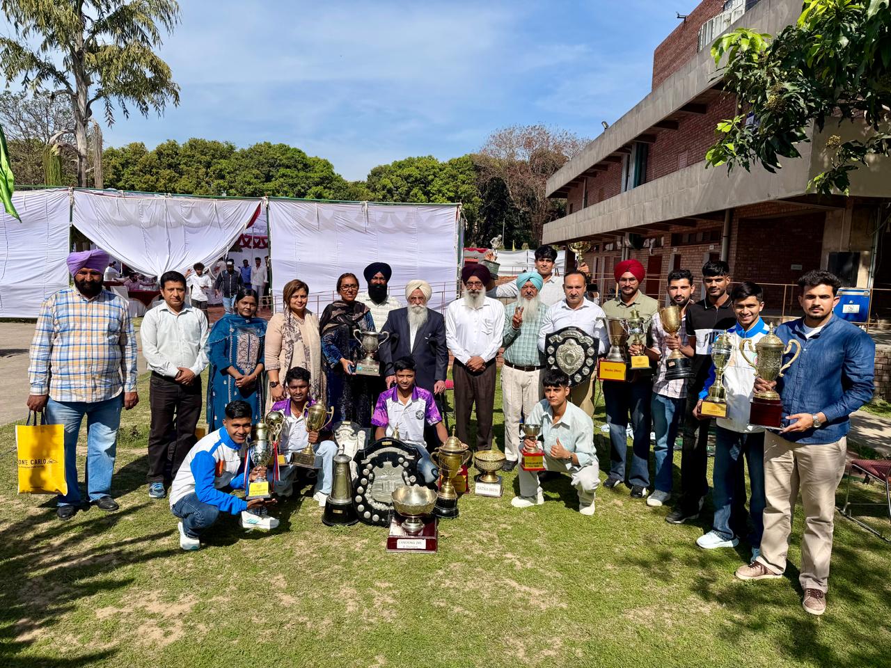 Overall Trophy — Sir Shadi Lal Trophy won by the College in Panjab University Inter-College sports competitions.